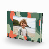 Bio Linie Abstrakt Art - Jade Coral 1 Fotoblock (Rechts)