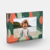 Bio Linie Abstrakt Art - Jade Coral 1 Fotoblock (Links)