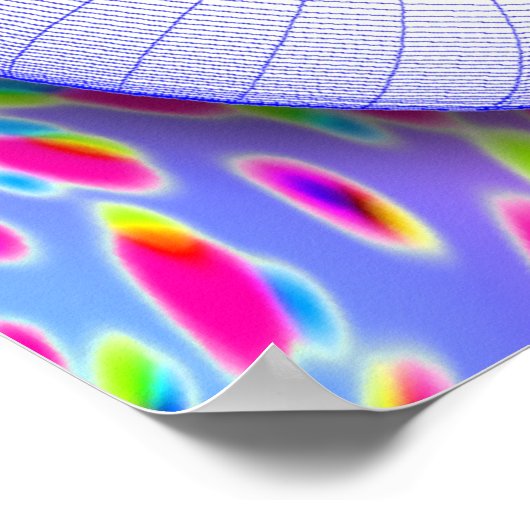 Bio-Logical-Donut-Poster Poster (Ecke)