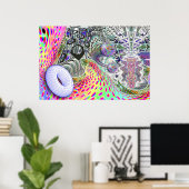 Bio-Logical-Donut-Poster Poster (Heimbüro)