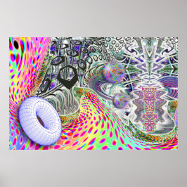 Bio-Logical-Donut-Poster Poster