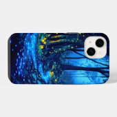 Bio-Lumineszierender Wald iPhone Hülle (Rückseite (Horizontal))