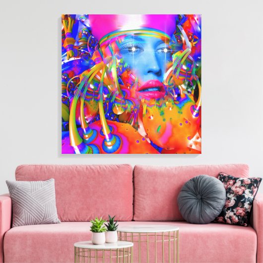 Bio Maschine Leinwanddruck (Insitu (Wohnzimmer))