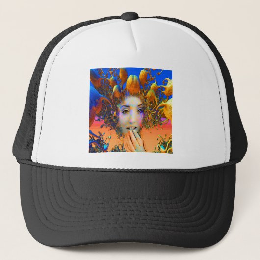 Bio Medusa Truckerkappe (Vorderseite)