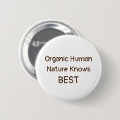 Bio Mensch Button (Vorne & Hinten)