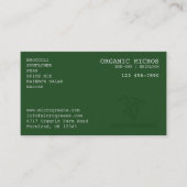 Bio Microgreens Visitenkarte (Vorderseite)