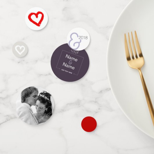 Bio minimalistisch natürliche Hochzeit DESIGN EDIT Konfetti (Gruppe)