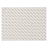 Bio minimalistisch natürliche Hochzeit DESIGN EDIT Tischdecke (Vorderseite (Horizontal))