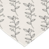 Bio minimalistisch natürliche Hochzeit DESIGN EDIT Tischdecke (Schrägansicht)