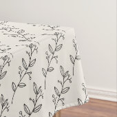 Bio minimalistisch natürliche Hochzeit DESIGN EDIT Tischdecke (Beispiel)