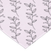 Bio minimalistisch natürliche Hochzeit DESIGN EDIT Tischdecke (Schrägansicht)