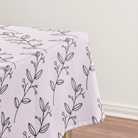 Bio minimalistisch natürliche Hochzeit DESIGN EDIT Tischdecke (Beispiel)