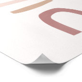 Bio Minimalistische Abstrakte Collage Poster (Ecke)