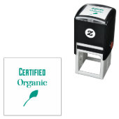 Bio mit grünem Leaf zertifiziert Permastempel (Beispiel)
