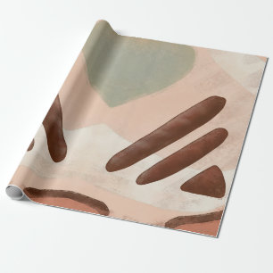 Bio Mittelalter Moderne Abstrakte Kunst Entdeckung Geschenkpapier