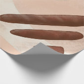 Bio Mittelalter Moderne Abstrakte Kunst Entdeckung Geschenkpapier (Ecke)