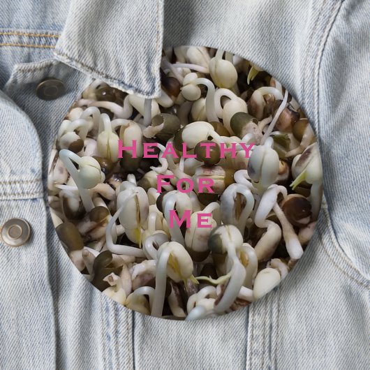 Bio Mung Sprouts - ein nährstoffverpacktes Superfo Button (Beispiel)