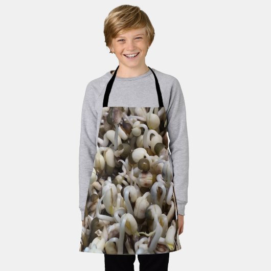 Bio Mung Sprouts - ein nährstoffverpacktes Superfo Schürze (Getragen)