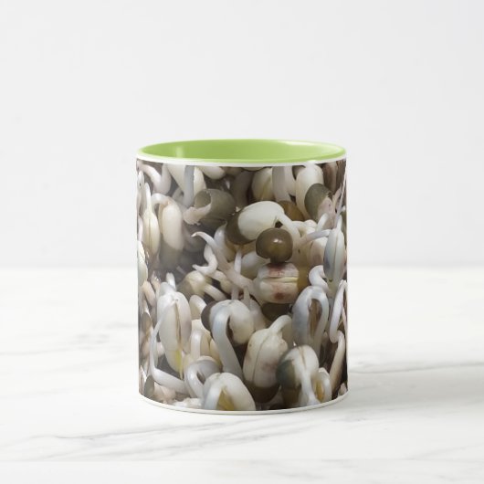 Bio Mung Sprouts - ein nährstoffverpacktes Superfo Tasse (Zentrum)
