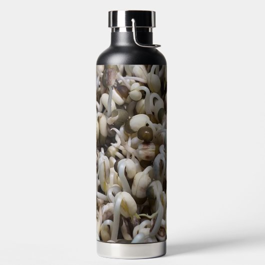Bio Mung Sprouts - ein nährstoffverpacktes Superfo Trinkflasche (links)