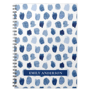 BIO NAVY BLAU INDIGO DOTS GEFÄRBTE KRAWATTE PATTE NOTIZBLOCK