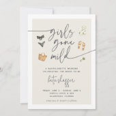 Bio neutraler Junggeselinnen-Abschied Einladung (Vorderseite)