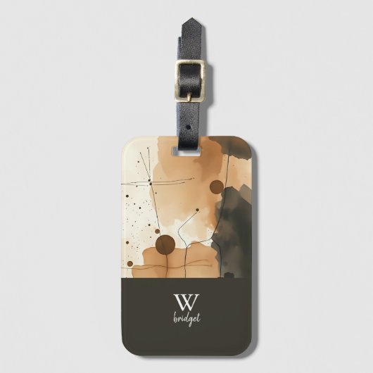 Bio Neutralflusszusammensetzung Gepäckanhänger (Vorderseite Vertikal)