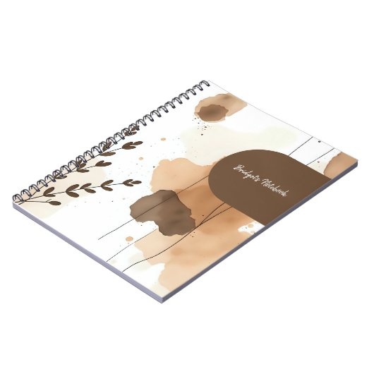 Bio Neutralflusszusammensetzung Notizblock (Linke Seite)