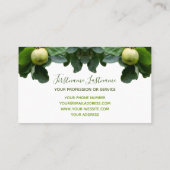 Bio Obst Frischkost Melone Bell Visitenkarte (Rückseite)