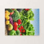 Bio Obst und Gemüse Jigsaw Puzzle (Horizontal)