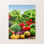 Bio Obst und Gemüse Jigsaw Puzzle (Vertikal)