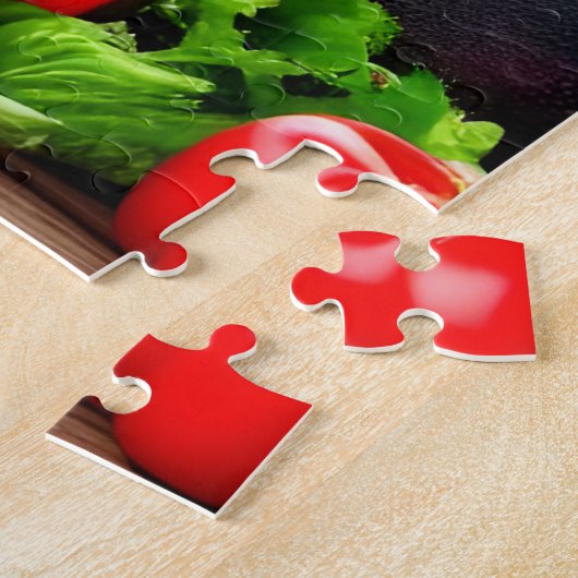 Bio Obst und Gemüse Jigsaw Puzzle (Seite)