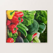 Bio Obst und Gemüse Jigsaw Puzzle (Horizontal)