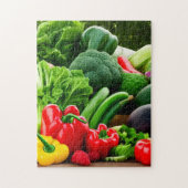 Bio Obst und Gemüse Jigsaw Puzzle (Vertikal)