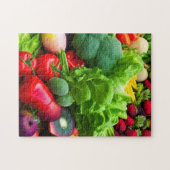 Bio Obst und Gemüse Jigsaw Puzzle (Horizontal)
