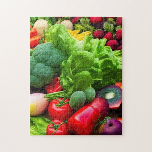 Bio Obst und Gemüse Jigsaw Puzzle (Vertikal)