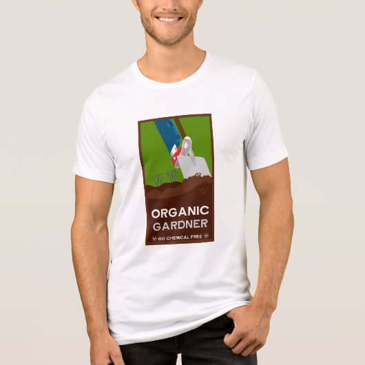 Bio Öko Landwirtschaft Tri-Blend Shirt (Vorderseite)