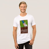 Bio Öko Landwirtschaft Tri-Blend Shirt (Vorderseite voll)