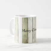 Bio Olivenöl Elfenbein Imitate Holz Streifen Weihn Kaffeetasse (Vorderseite Links)