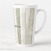 Bio Olivenöl Elfenbein Imitate Holz Streifen Weihn Milchtasse (Rechts)