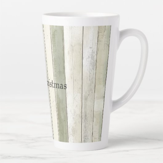 Bio Olivenöl Elfenbein Imitate Holz Streifen Weihn Milchtasse (Rechts)