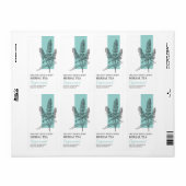 Bio Peppermint Teezeremonie-Label (Vorne)