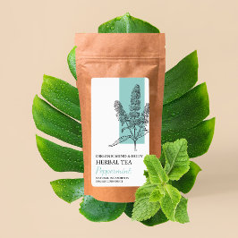 Bio Peppermint Teezeremonie-Label
