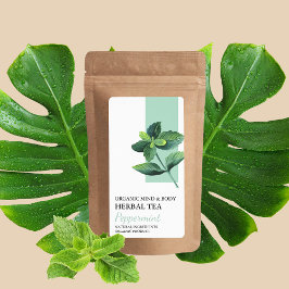 Bio Peppermint Teezeremonie-Label