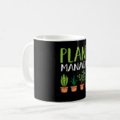 Bio Pflanze Manager Pflanze Lover Fun Puff Kaffeetasse (Vorderseite Links)
