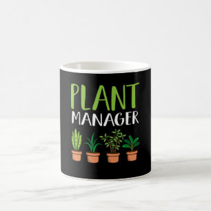 Bio Pflanze Manager Pflanze Lover Fun Puff Kaffeetasse