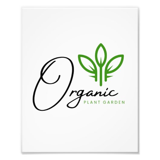 Bio Pflanzung Fotodruck (Vorne)