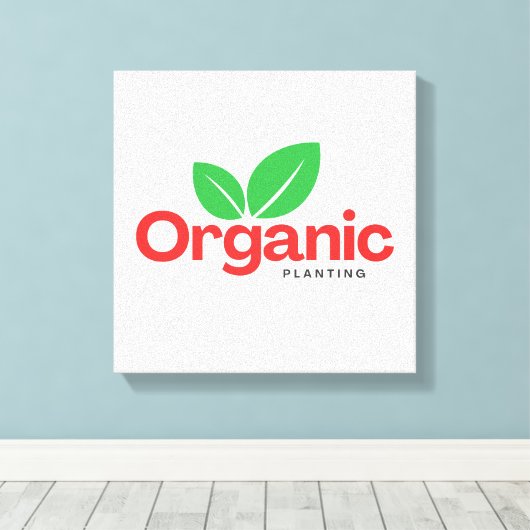 Bio Pflanzung Leinwanddruck (Insitu (Holzboden))