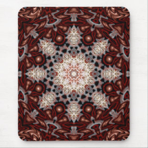 Bio Pilzschneeflocken Mousepad