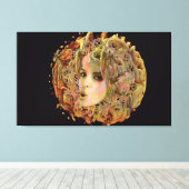 Bio Planet Leinwanddruck (Insitu (Holzboden))